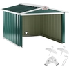 Image de Garage robot tondeuse Vert métal 86x100x63cm