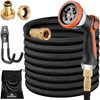 Image de Tuyau d'arrosage noir 22m flexible