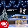 Image de Guirlande lumineuse blanc froid 40m 400LED et télécommande