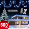 Image de Guirlande lumineuse blanc froid 60m 600LED et télécommande