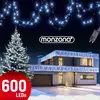 Image de Guirlande lumineuse blanc froid 60m Noël 600LED