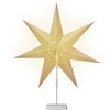 Image de Étoile de papier blanche 10 LED avec pied