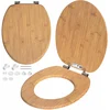 Image de Siège de toilette bambou en bois MDF