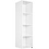 Image de Étagère Bibliothèque Skylar blanche 106x30x30cm