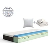 Image de Matelas 140x190 cm accueil enveloppant soutien souple epaisseur 25 cm Non specifie zones housse de matelas oreiller(s)