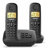 Image de Téléphone sans fil duo dect noir BASIC100ADUONOIR