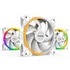 Image de Ventilateur - Light Wings - BL100 - 120mm - PWM - ARGB Blanc - Kit x3