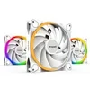 Image de BEQUIET Light Wings 140mm PWM ARGB High Speed Kit x3 Blanc