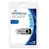 Image de Clé USB 2.0 8 Go Flash-Drive avec Boîtier Métallique MediaRange Noir