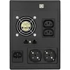 Image de PowerWalker VI 1500 LCD - Onduleur - CA 220/230/240 V - 900 watt - 1500 VA - 9 Ah - USB - connecteurs de sortie : 4 - noir