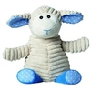 Image de Warmies agneau en peluche chaud 27 cm blanc/bleu