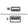Image de Rallonge USB 2.0 LogiLink prise mâle femelle Gris 2m (CU0010)
