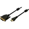 Image de LogiLink - Câble adaptateur - HDMI femelle pour DVI-D mâle - 2 m - double blindage - noir