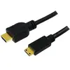 Image de LogiLink High Speed with Ethernet - Câble HDMI avec Ethernet - HDMI mâle pour 19 pin mini HDMI Type C mâle - 1.5 m - noir