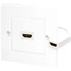 Image de LogiLink AH0014 Adaptateur HDMI WALL PLATE, HDMI 1 port Blanc en occasion ou reconditionné