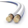 Image de PureLink SP011-100 Câble d'enceinte 2x2,5mm² (99,9% OFC cuivre massif 0,10 mm) Câble de haut-parleur Hifi, 100m, blanc en occasion ou reconditionné