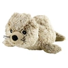 Image de Warmies phoque câlin chaud 22 cm marron clair
