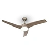 Image de Figo ventilateur de plafond 52 55 W plafonnier 2x42 W télécommande titane