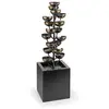 Image de Fontaine de jardin - Joshua Tree - Fontaine en cascade - Pompe de 7W - Fontaine décorative - Norme IPX8 - Métal effet laiton