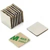 Image de Magnetastico | 40x aimants autocollants au néodyme N52, carré de 15x15x1 mm | Aimants puissants autocollants avec ruban adhésif de la marque 3M |