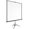 Image de Ecran de projection Extensible avec un Trépied stable et Pliable blanc