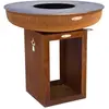 Image de - Barbecue brasero en acier Carus Diamètre 82 cm Hauteur 80 cm