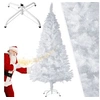 Image de Sapin de Noël Artificiel en Blanc Détaillé et fidèle à la nature blanc
