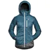 Image de Grüezi Bag - Refreshful SilkWool Jacket - Doudoune femme Saphir Blue / Grey - S