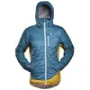 Image de Grüezi Bag - Refreshful SilkWool Jacket - Doudoune homme Saphir Blue / Pineapple - XXL