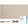 Image de Sekey Brise-Vue pour Balcon Couverture de confidentialité Écran Polyster Vent Protection UV Opaque Résistant aux Intempéries, avec Attaches de câble et Cordons, 120 x 500cm Taupe en occasion ou reconditionné