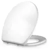 Image de Abattant WC - Dombach Celesto - Lunette de toilette - Frein de chute - Premium - Siège de toilette - Antibactérien - Forme en O - Blanc