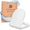 Image de Dombach® Premium Abattant WC avec frein de chute, Amovible (Blanc), Abattant WC frein de chute, couvercle WC, lunette WC, siège WC, cuvette, Forme D en occasion ou reconditionné