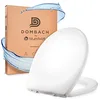 Image de Dombach® Kaiana Abattant WC avec Frein de Chute (Ovale, Blanc, Duroplast), Innovant Premium lunette WC Antibactérien, Clipsable, Lunette WC Frein de Chute, Acier Inox, Fixation Abattant WC en occasion ou reconditionné