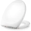 Image de Abattant WC - Dombach Kaiana - Lunette de toilette - Frein de chute - Premium - Siège de toilette - Antibactérien - Forme en O - Blanc