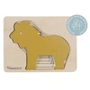 Image de Puzzle animaux lion en bois multicolore -