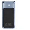 Image de Rivapower VA1075 - Banque d'alimentation - pour les ordinateurs portables, avec LCD - 20000 mAh - 74 Wh - 45 Watt - 5 A - PD 3.0, QC 3.0 - 4