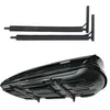 Image de WSB O Boîte de Toit Noire en Acier pour Montage au Mur - 82 cm, Outils de Jardin, Boîte à Ski, Équipement de Sport, Planche de Surf, iSUP en occasion ou reconditionné