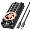 Image de Graugear Externes USB 4.0-Aluminiumgehäuse avec Ventilateur