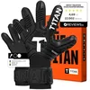 Image de T1TAN Classic 1.0 Black-Out - Gants de Gardien de But - sans Protection des Doigts - Gants de Football pour Gardien - Taille 10 en occasion ou reconditionné
