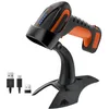 Image de Tera Pro Lecteur de Code à Barre sans Fil 2.4GHz 1D 2D Douchette Scanner de QR Code Barres Bluetooth USB-C pour Smartphone Ecran Scanette Industriel Résistance à la Chute avec Support, 8100 en occasion ou reconditionné