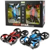 Image de - pack 2 drones racing et combat aérien rtf rouge et bleu