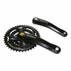 Image de Pedalier vtt 7-8v. altus noir 170mm 42-32-22 (boitier 123mm)
