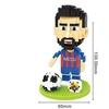 Image de Puzzle 3d Messi, figurine joueur de football, blocs de jouets miniatures pour enfants