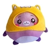 Image de Peluche LankyBox Foxy Renard FONGWAN doux poupées pour Enfant Mauve 35 cm