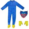 Image de Ensemble de Déguisement Cosplay en Peluche Poppy Playtime FONGWAN pour Enfants, Bleu,M(110-120cm)