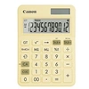 Image de LS-125KB - Calculatrice de bureau - 12 chiffres - panneau solaire, pile - jaune