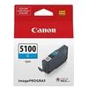Image de PFI-5100 C - 14.4 ml - cyan - original - boîte de suspension - réservoir d'encre - pour imagePROGRAF PRO-310