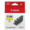 Image de PFI-5100 Y - 14.4 ml - jaune - original - boîte de suspension - réservoir d'encre - pour imagePROGRAF PRO-310