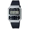 Image de Casio Montre Quartz Unisexe 40.70mm avec Cadran Noir Digitale et Bracelet en Plastic/Resin Strap Noir A100WEF-1AEF en occasion ou reconditionné