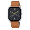 Image de Montre homme MTP-M305L-1AVER quartz phase de lune cuir noir